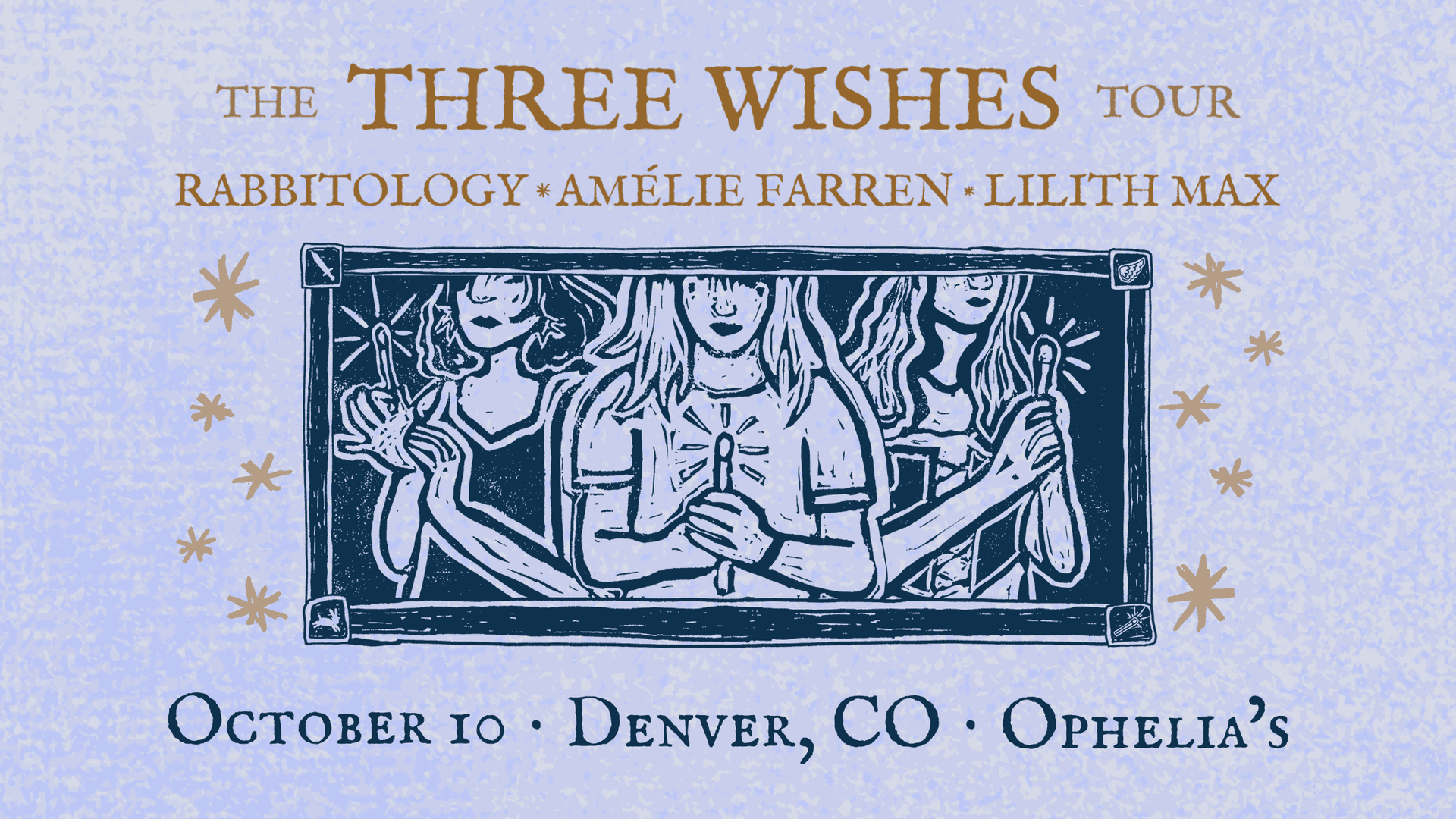 Amélie Farren, Lilith Max, Rabbitology - The Three Wishes Tour