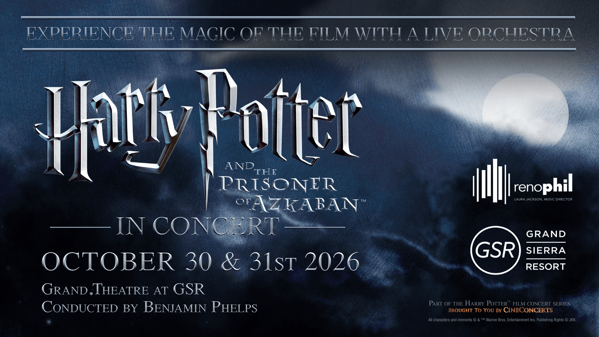 Harry Potter And The Prisoner Of Azkaban In Concert W/ The Reno Phil