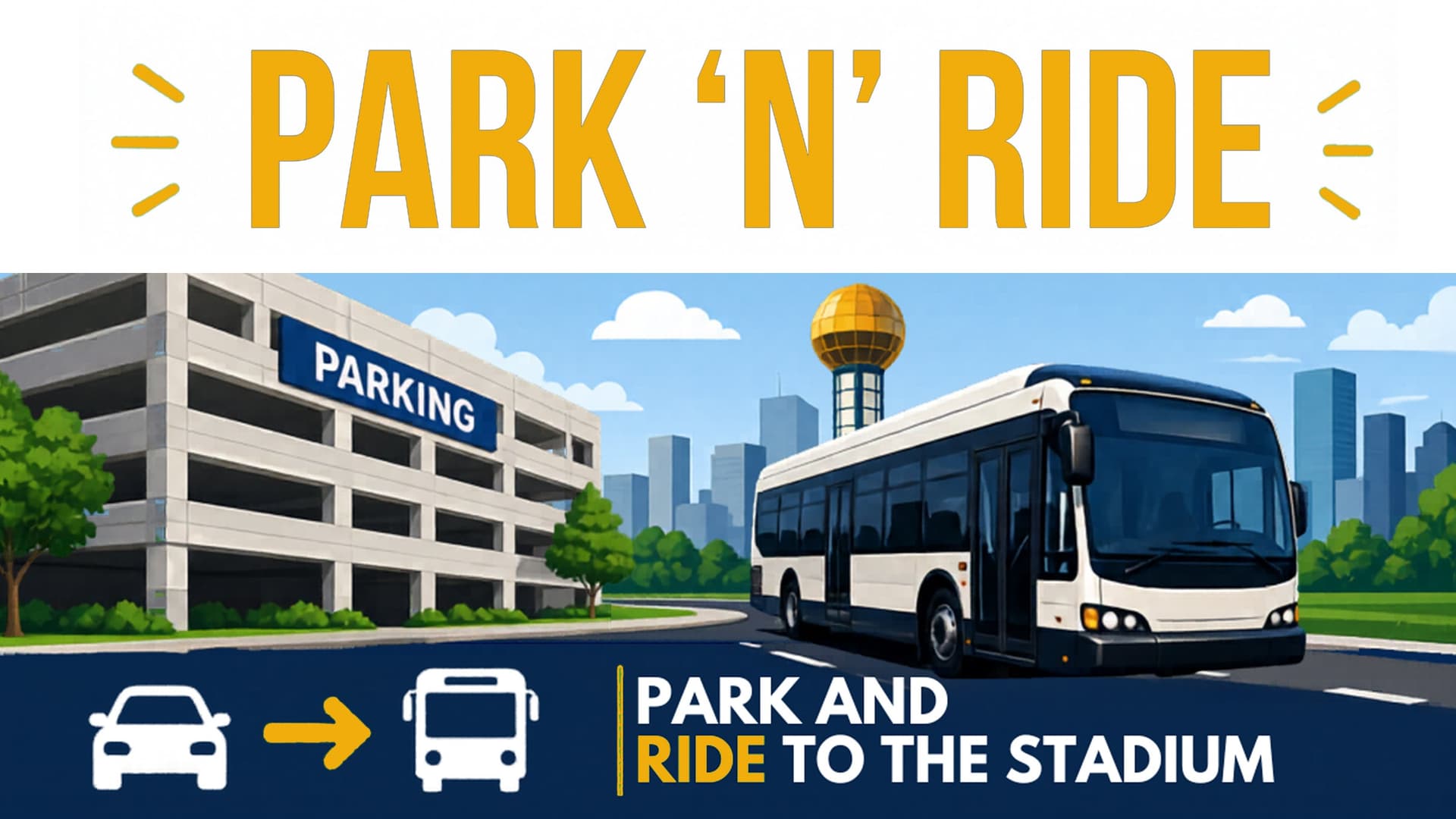 UT Football Park & Ride (UT vs Texas)