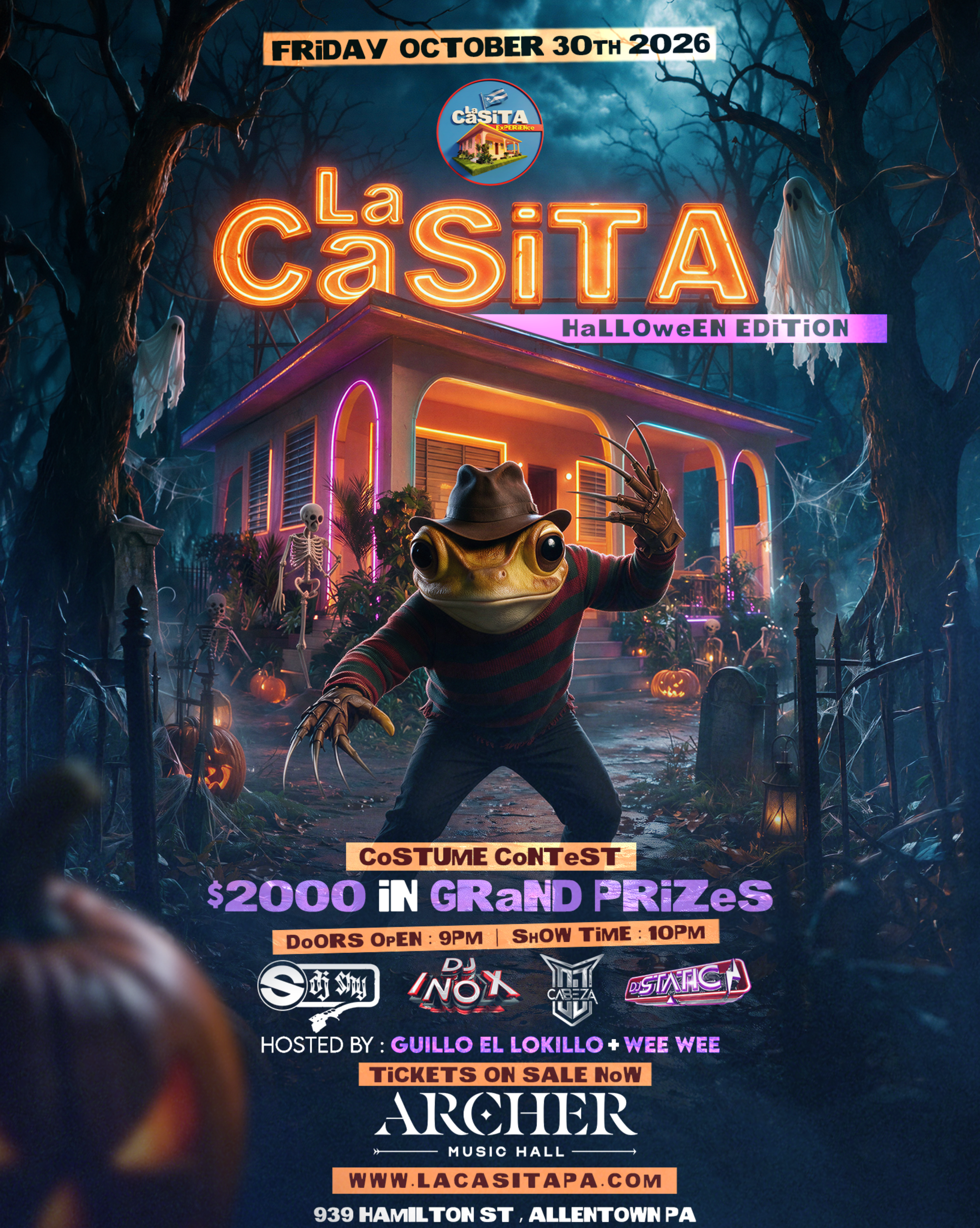 LA CASITA EXPERIENCE: HALLOWEEN EDITION - 21+