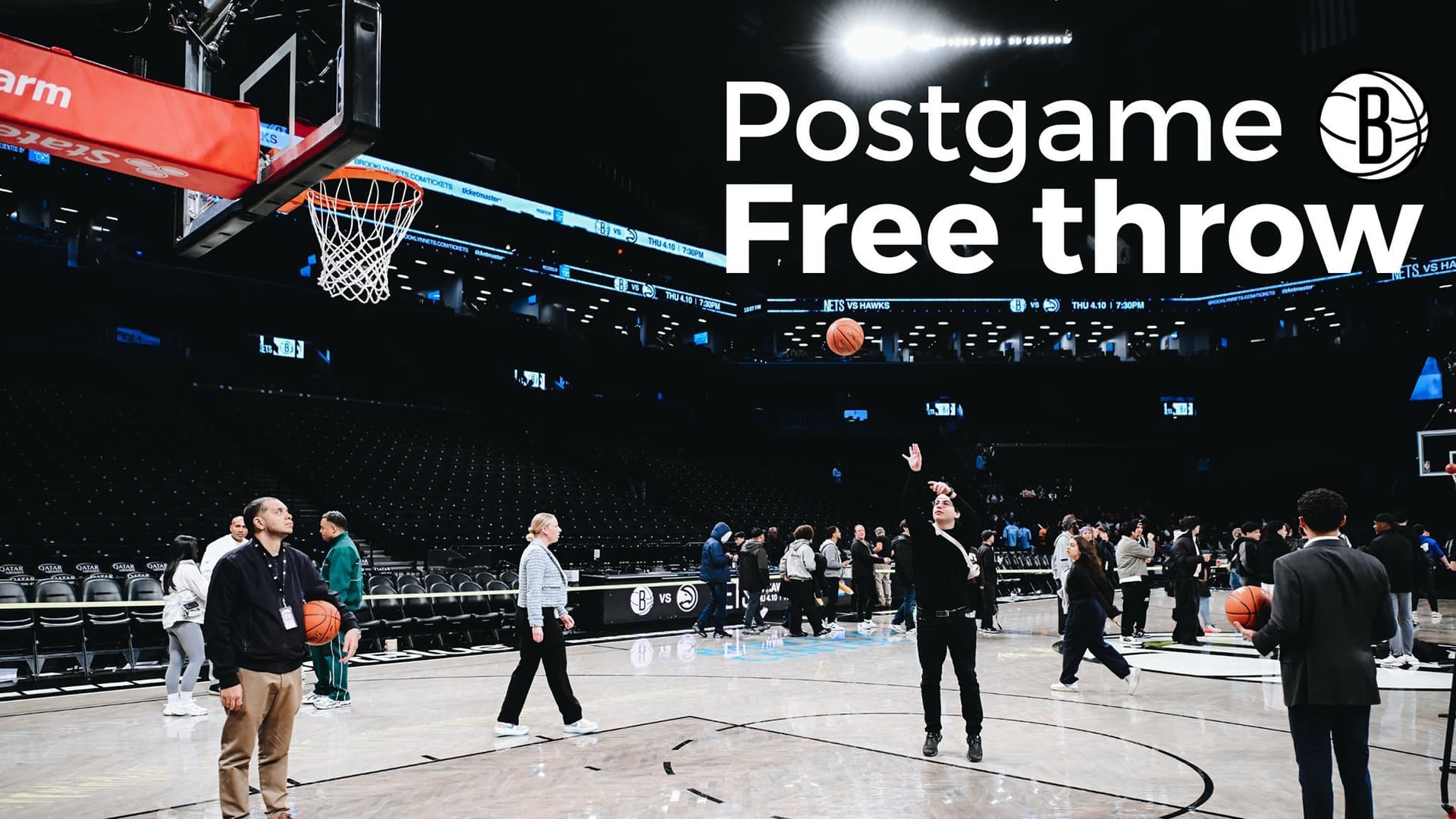 Brooklyn Nets v. Charlotte Hornets Post-Game Free Throw Opportunity Brooklyn Nets v. Charlotte Hornets Post-Game Free Throw Opportunity