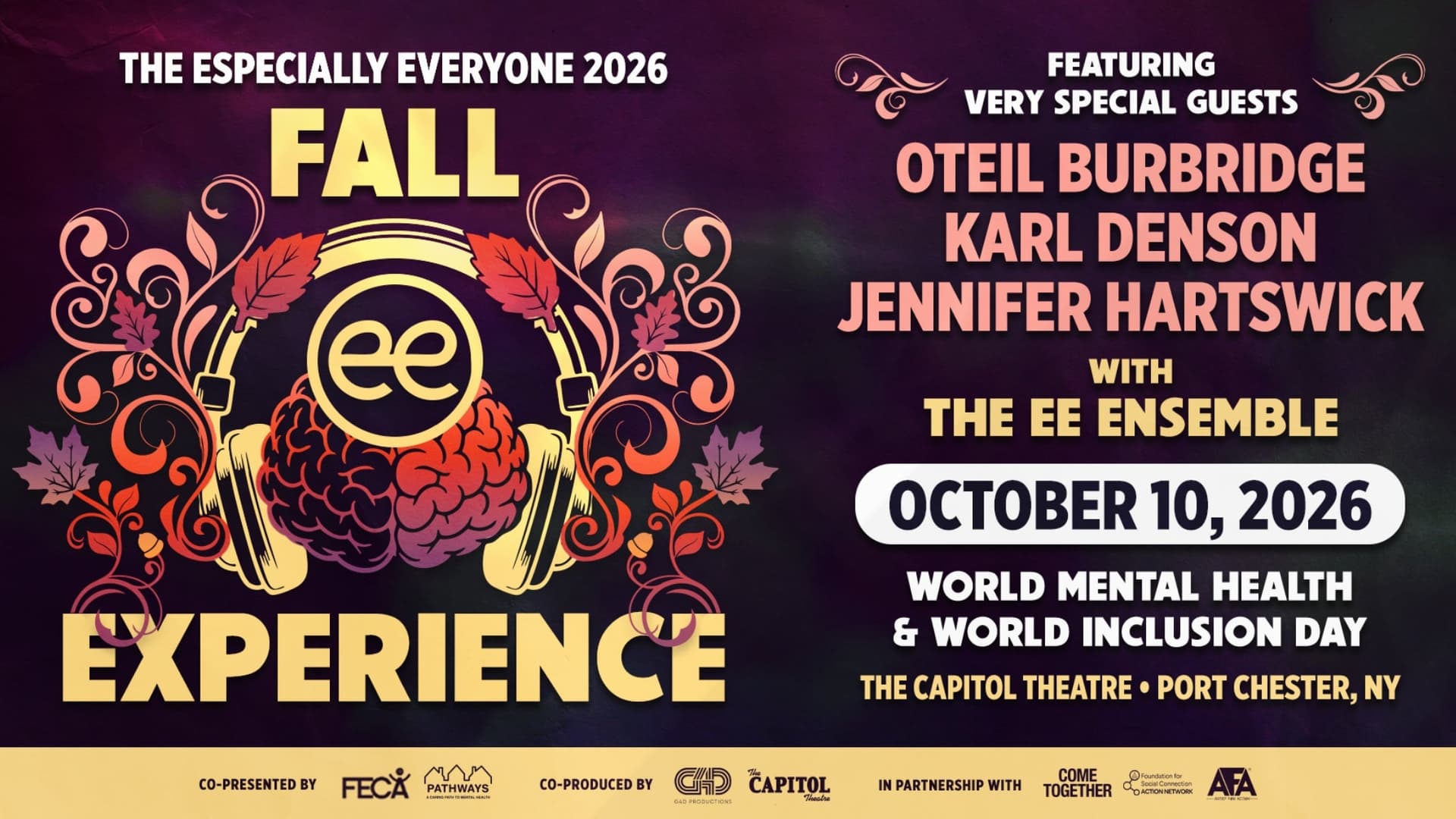 The EE 2026 Fall Experience featuring The EE Ensemble & Special Guests The EE 2026 Fall Experience featuring The EE Ensemble & Special Guests