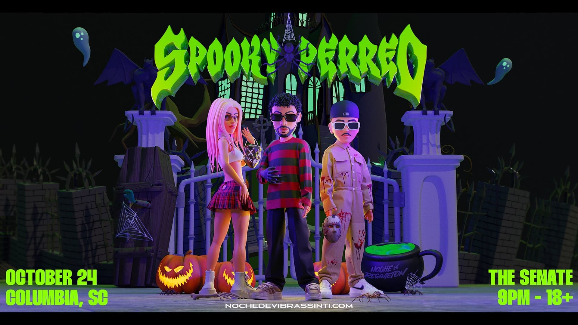 SPOOKY PERREO - Halloween Reggaeton Dance Party SPOOKY PERREO - Halloween Reggaeton Dance Party