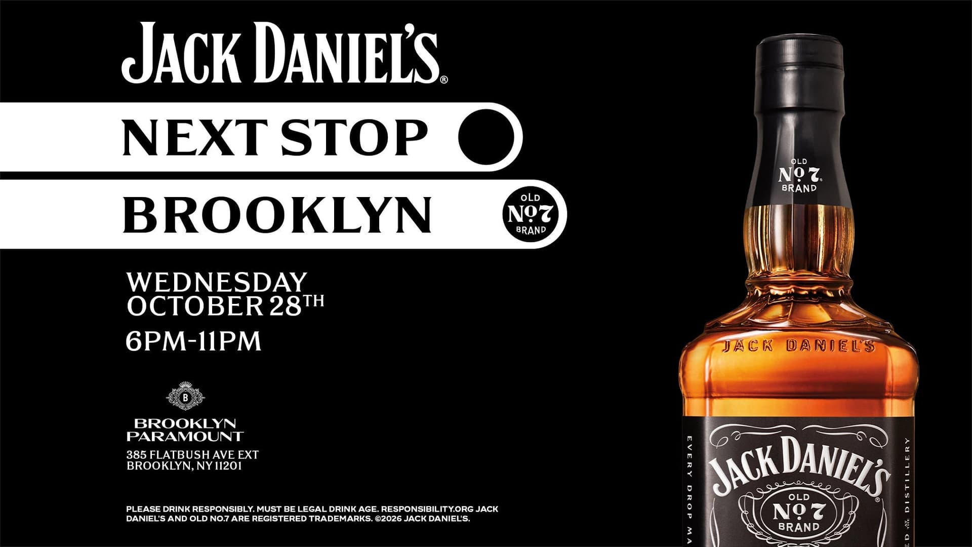 Jack Daniel's presents - Next Stop Brooklyn Jack Daniel's presents - Next Stop Brooklyn
