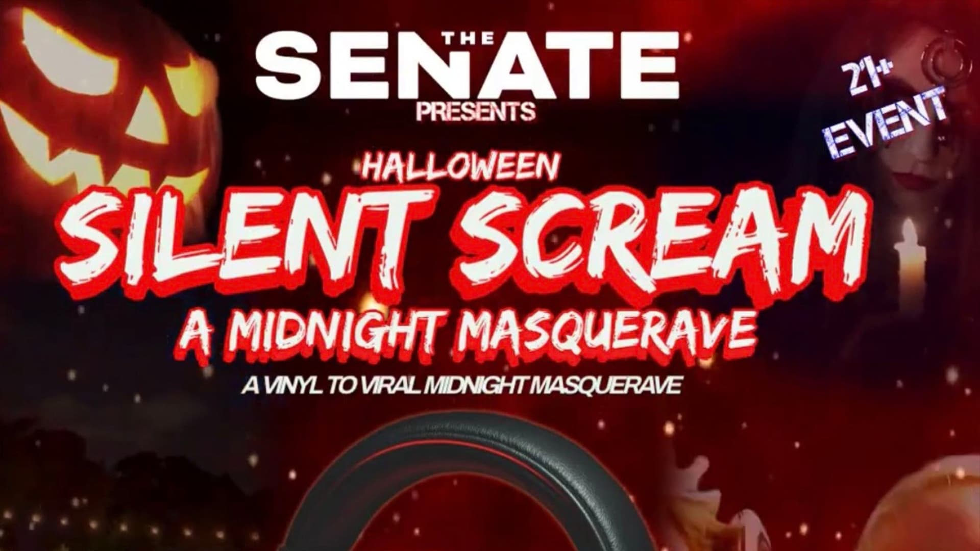 The Halloween Silent Scream: Vinyl to Viral Midnight MasqueRAVE The Halloween Silent Scream: Vinyl to Viral Midnight MasqueRAVE
