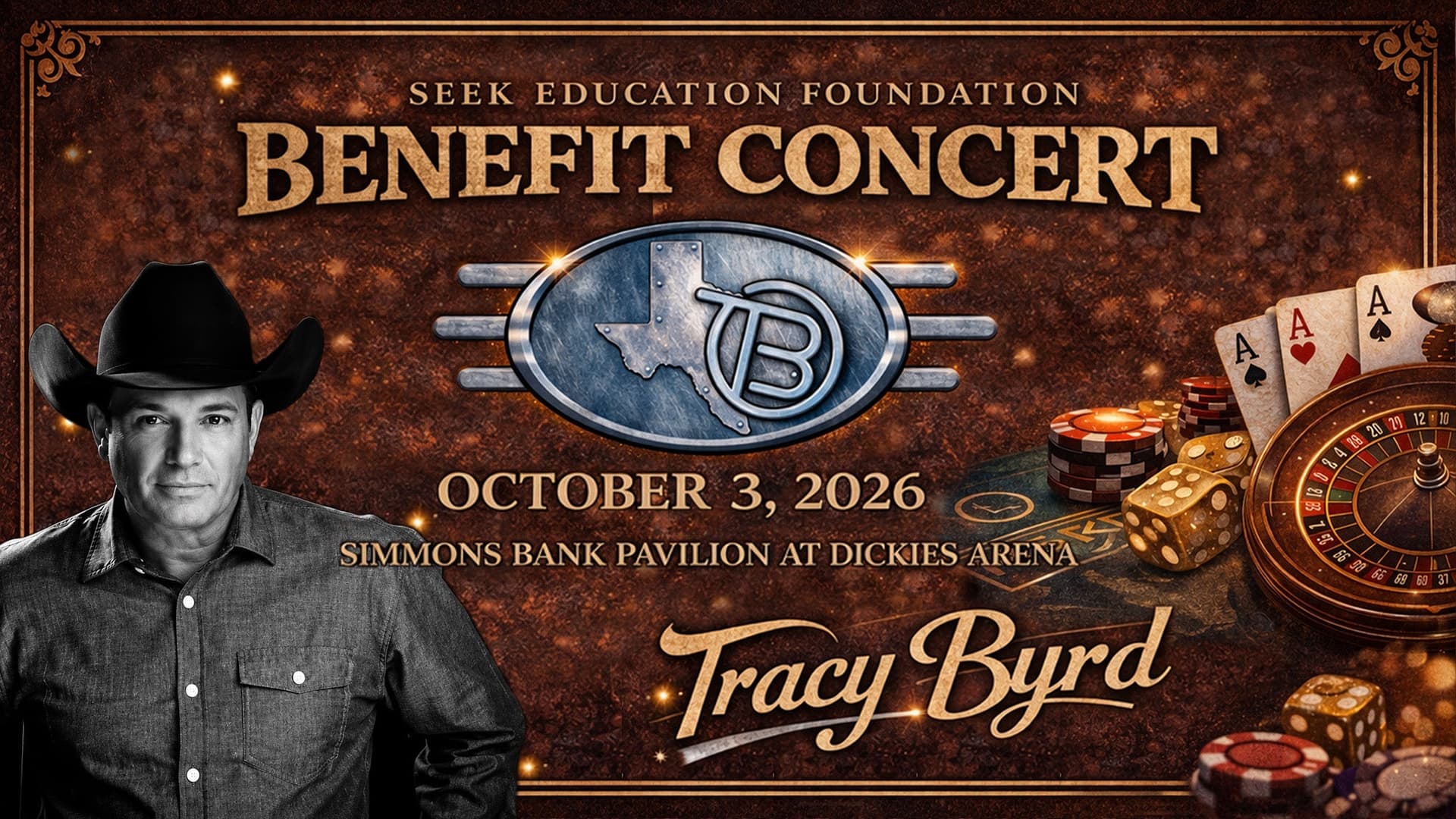 SEEK Education Foundation Benefit Concert featuring Tracy Byrd SEEK Education Foundation Benefit Concert featuring Tracy Byrd