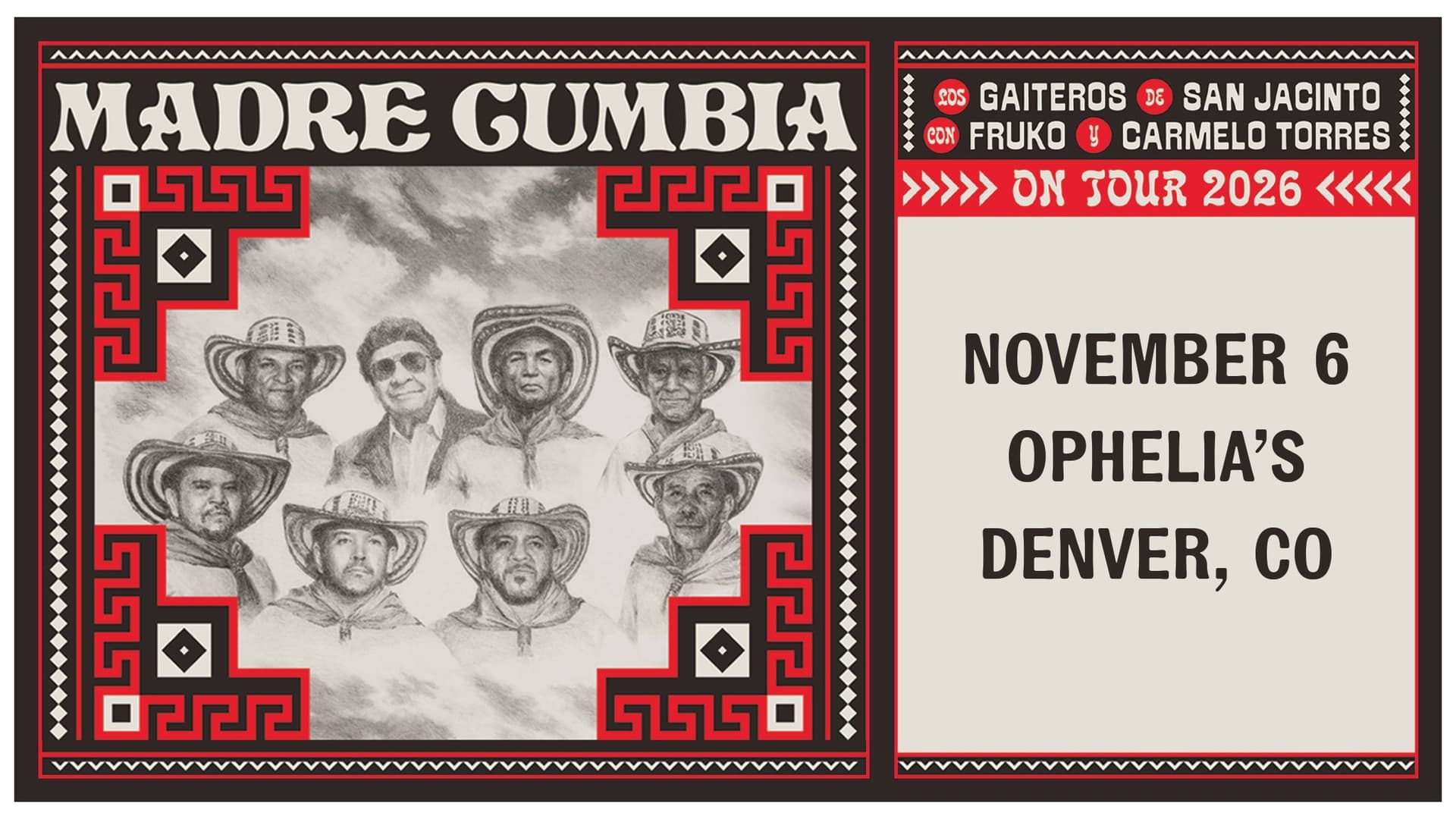 KGNU Pres. Los Gaiteros de San Jacinto & Carmelo Torres: Madre Cumbia KGNU Pres. Los Gaiteros de San Jacinto & Carmelo Torres: Madre Cumbia